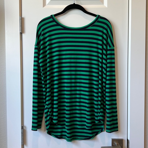 Lou & Grey Tops - LOFT Lou & Grey Stripped Long Sleeve Size Medium